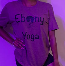 Load image into Gallery viewer, Ebony Yoga Logo Tee
